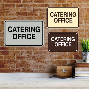 Signs ByLITA Classic Framed Catering Office Door or Wall Sign Easy Installation | Office And Shop Decor | Bars And Restaurants